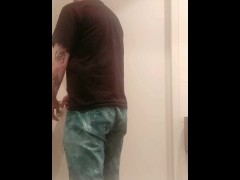 Perv wanker drinking his own pee in public restroom - Screenshot 2 of 16 - Piss Drinking
