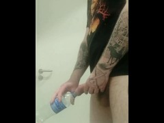 Perv wanker drinking his own pee in public restroom - Screenshot 7 of 16 - Piss Drinking