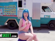 Preview 1 of Gorgeous Jewelz Blu Does A Sex Interview And Fucks Cock For Ice Cream On A Hot Day - TeamSkeet