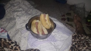 3 pani 3 hot dog E io che mangio tutto