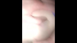 Dick too big for my tight little pussy, watch the inside of my pussy get pulled out with huge cock!!