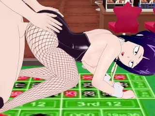 Kyoka Jiro and Izuku Midoriya Have Intense Sex in_a Casino. - My_Hero Academia_Hentai
