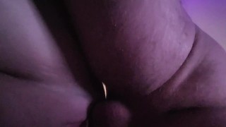 Creampie en mi coño mojado