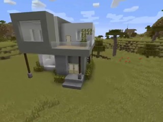 Hoe Maak Je Een Eenvoudig Modern Huis in Minecraft