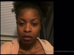 Woke her up and painted her face