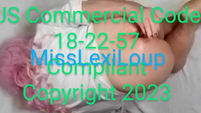 MissLexiLoup trans female tight butthole fucking US 18-22-57 Compliant Copyright 2023