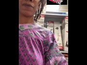 Preview 4 of Sexy MILF Shopping at Walmart Ass Clapping in the Aisles