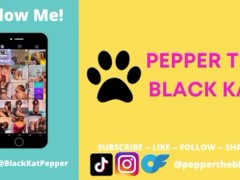 Kitty eats cum after playing in bed