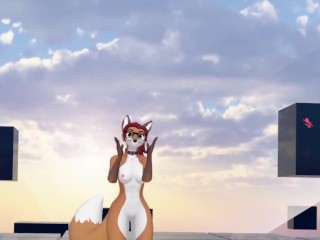 Vrchat Foxie Srtip Plaagt Dans