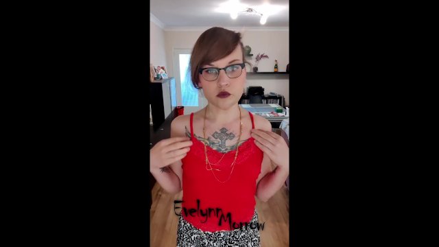 Just trying on some clothes...