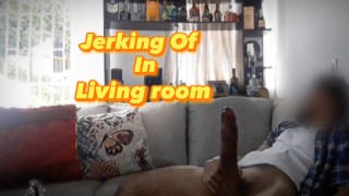 This boy jerk off in the living room of his house while the door is open (BONUS TRACK)