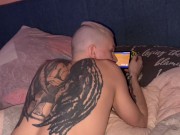 Preview 2 of #418 Stepdad fucks stepson who plays console and enjoys his big dick