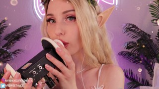 ASMR Naughty Elf Eating And Licking Your Ears Only Available On Mykinkydope Is Called Mysweetalice