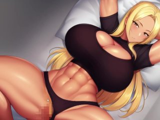cartoon, pissing, big boobs, anime