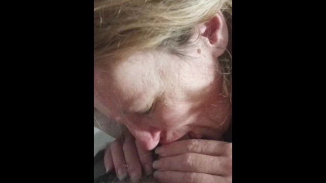 Waking up to Granny Giving my Small Cock a Blowjob