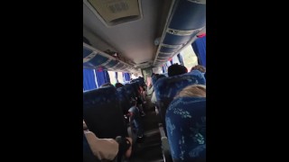 My friend of mine ate on the bus returning from Rock in Rio