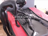 Slave in vacuum bed Latex Rubber Mistress Gas mask Facesitting Breath control