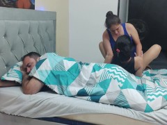 I fuck with my stepsister and my stepfather catches us