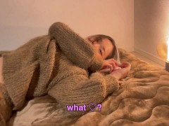 目隠し拘束プレイで逝き大量お漏らし♡イラマチオで濡れる変態素人美女をバックでガン突き！年の差/カップル/潮吹き/SM/中出し/パイパン/人妻/スタイル抜群/調教/英語字幕 14/16