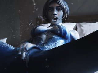 cartoon, halo cortana porn, animation, cortana