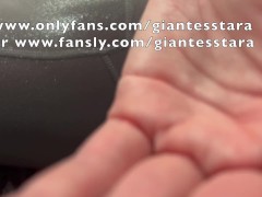 Unaware Giantess works outs dropped in pants Trailer