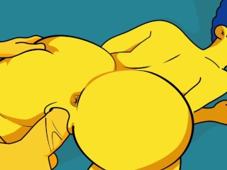 MARGE ESTÁ MOJADA Y CACHONDA (EL PORNO DE LOS SIMPSONS)