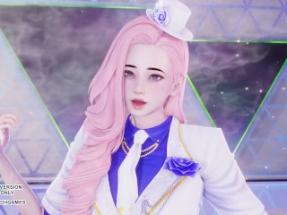 kpop pmv, seraphine lol, uniform, cartoon