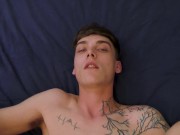 Preview 2 of Twink Hole Spread Wide By Older Creep Bareback POV