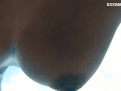 With her clothes set aside, Yorgelis seduces producer