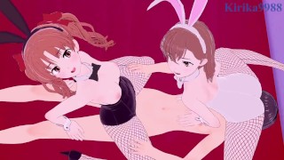 Mikoto Misaka E Kuroko Shirai E Eu Fazemos Sexo 3P Intenso Um Certo Railgun Hentai Científico