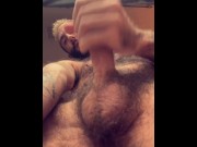 Preview 3 of Stroking my hairy cock in front of the window so my neighbors can see teaser