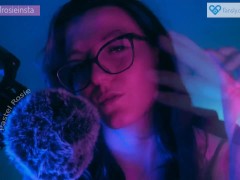 SFW ASMR Soothing Tracing - PASTEL ROSIE Triggering Mouth Sounds - Geeky Fansly Egirl SoftRosieASMR