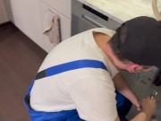 Preview 1 of #456 Plumber with a big dick juicy fucked thick guy in tight asshole cumshot