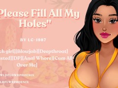PREACHER'S DAUGHTER GETS ALL HER HOLES FILLED-DOUBLE PENETRATION