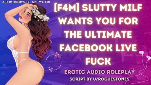 Fama HAMBRIENTA MILF folla y te chupa en vivo en Facebook | ASMR Audio Roleplay Facefuck Cría Facial