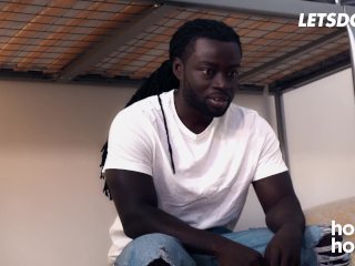 Horny Girls Nikki Hill & Ria Red Hook Up With Huge Black Cocks - HORNY HOSTEL screenshot number 1