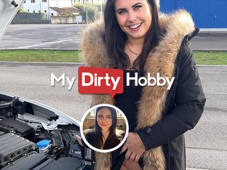 MyDirtyHobby - Amateur gets both her holes filled