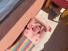 Blonde armpit hair showing, with shadow play. Funny - Screenshot 1 of 16 - Armpits