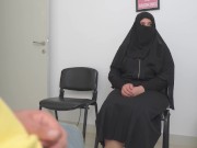 Preview 1 of Married Hijab woman caught me jerking off in Hospital waiting room.