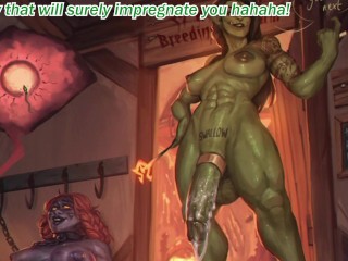 Orc Futa wants to Impregnate you