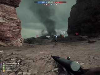 Hottest Orgy on the Beach while Playing Battlefield 1.