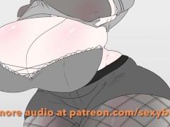 Thicc Goth Girl Grows Bigger Tits - Audio Clip