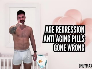 Age regression - anti-aging pill gone wrong - abdl