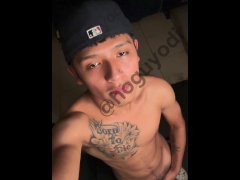 Uncut Latino busting load  OF:hotguyodi