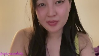 Hot Asian Roommate Begging For A Handjob