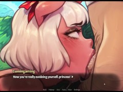 My Pig Princess [ HENTAI Game ] Ep.12 DEEPTHROAT so rough that SPERM OVERFLOW from her nose !