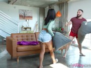 Preview 2 of "Maybe We Can Do Something Fun"- Latina Stepsis Fucks Me While Parents Are Gone - Camila Cortez -MyP