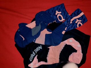 Cum on my step sis dirty gym clothes