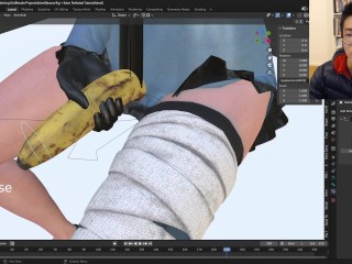 How to Animate a Handjob in Blender Spline IK