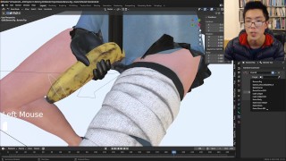 How to Animate a Handjob in Blender Spline IK